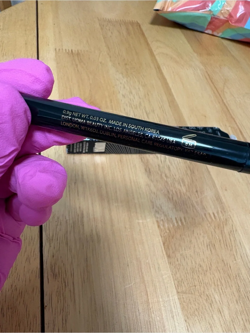 UOMA Afro.Dis.Iac Cleopatra Ink Liquid Eyeliner In Blacker Than Black, BNIB, New